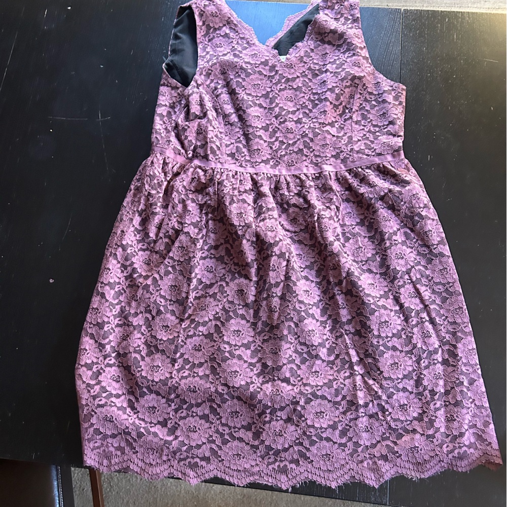 ❤️3/50❤️ ricki’s dusty rose lace dress